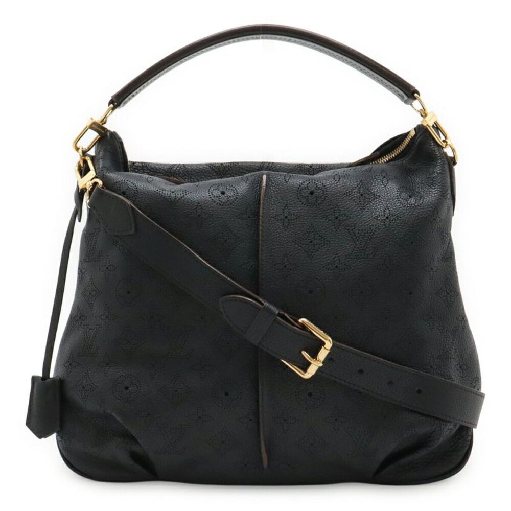 Louis Vuitton Mahina Selene PM Handbag Black